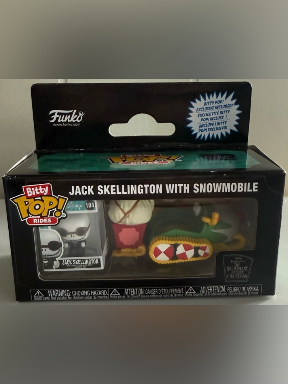 Funko Pop! - Jack Skellington with Snowman (Black, White, Green)